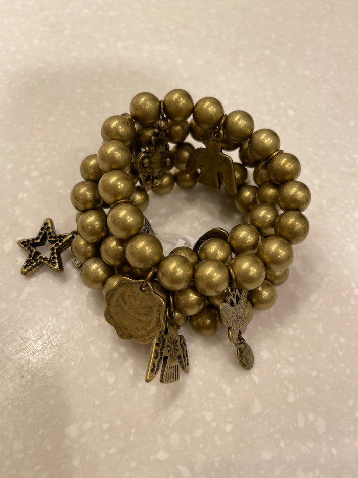 Gold Ball Detailed Bracelet