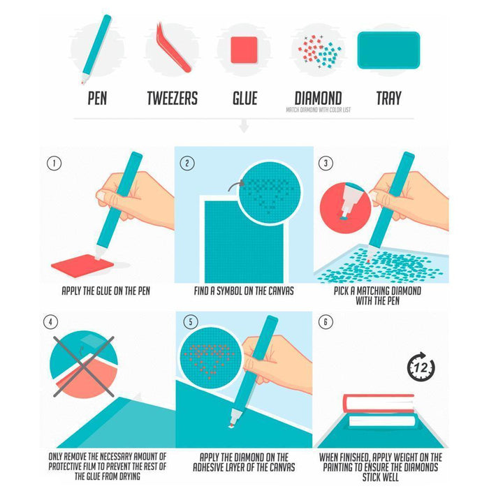 Great Dane Puppy Diamond Painting Kit - DIY