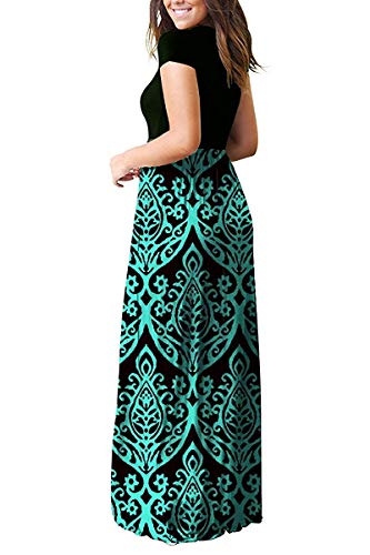 HAOMEILI Women's Casual Short/Long Sleeve Maxi Dress with Pockets - Style Heist