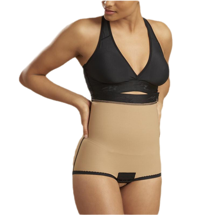 High-Waist With Side Zips Girdle - Bikini Length LGA