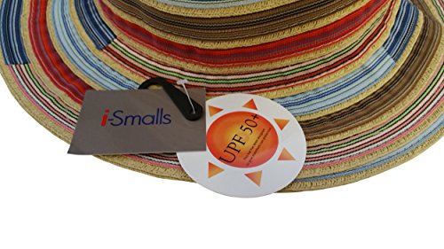 i-Smalls New Season for 2015 Ladies Narrow Brim Ribbon Braid Fashion Sun Hat - Style Heist