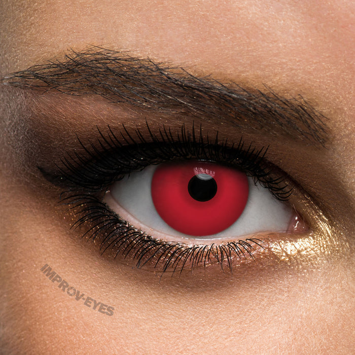 Improv-Eyes Fashion Contact Lenses Red Devil