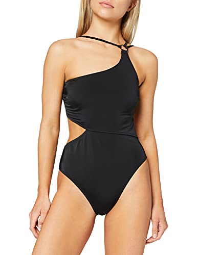 Iris & Lilly Women's One Shoulder Cut Out Swimsuit - Style Heist