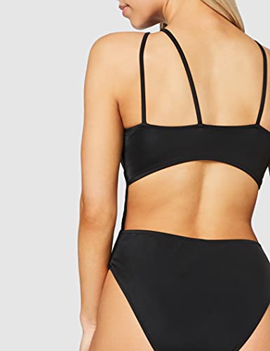Iris & Lilly Women's One Shoulder Cut Out Swimsuit - Style Heist