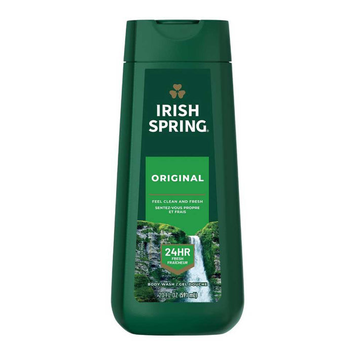 Irish Spring -  Original Clean Body Wash For Men - 20 Oz - 2 Pack - OPEN BOX