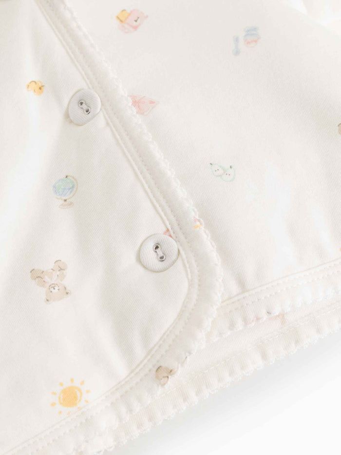 jacket padded everyday printed button up with beanie - everyday