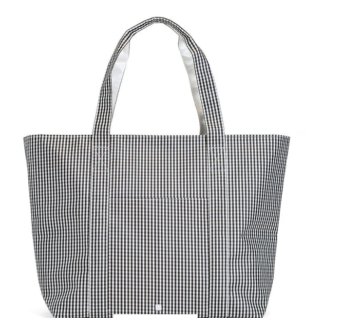 Jumbo XL Tote- Gingham Black- PRE ORDER