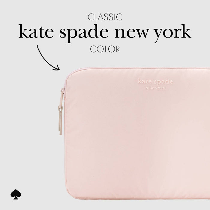 Kate Spade Puffer Laptop Sleeve 14" Chalk Pink