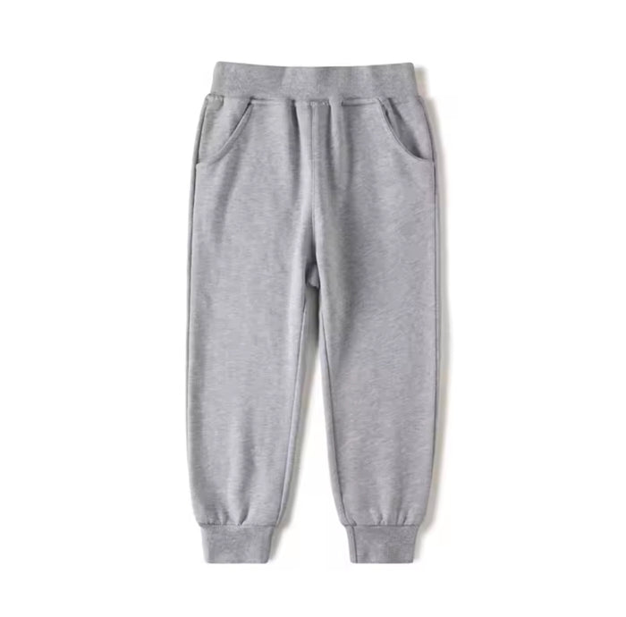 Kids Sweatpants Elastic Waist Jogger Pants with Pockets