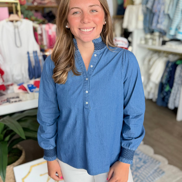 Kimmie Top (Chambray)