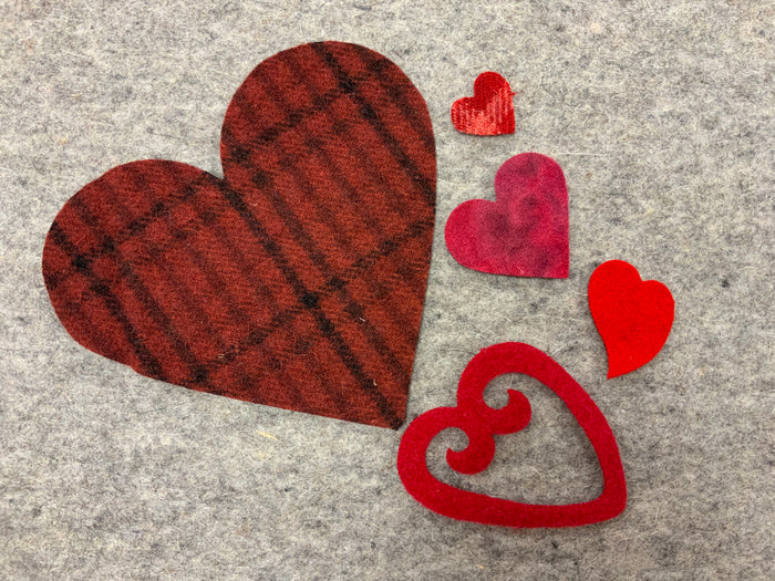 Large Pre Cut Hearts