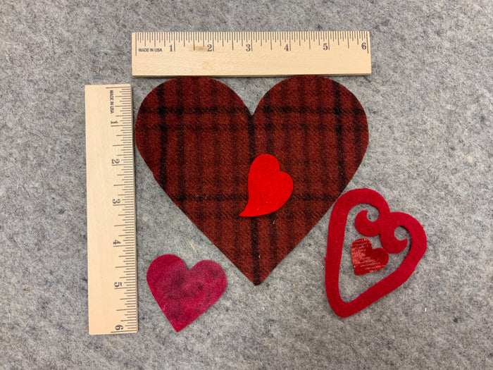 Large Pre Cut Hearts