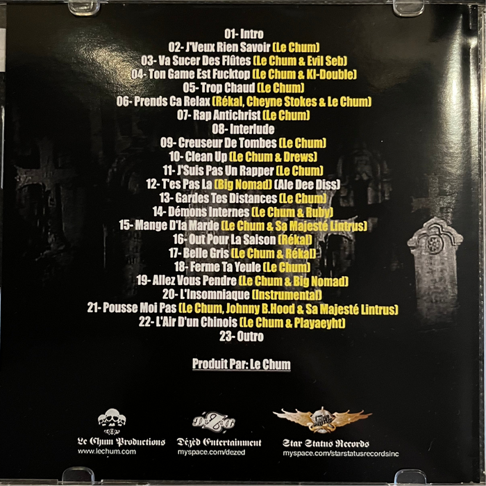 Le Chum - Rap Antichrist CD