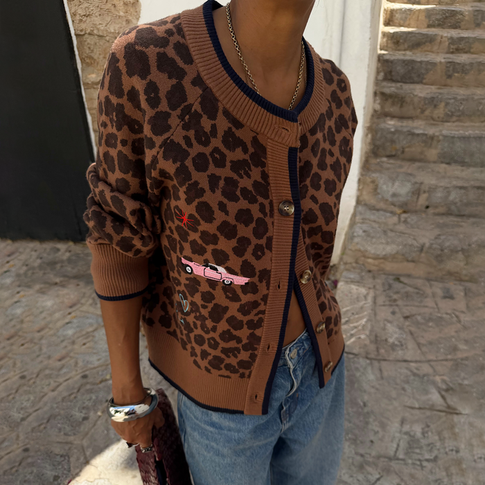 Leopard Cheryl Cardigan