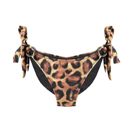 Leopard Print Bikini Bottom – Artisan Sustainable Swimwear from Ibiza