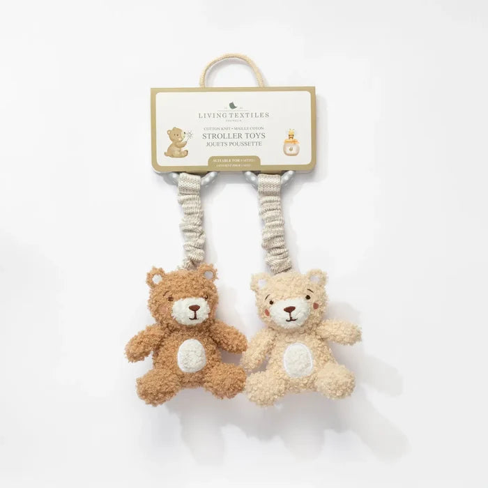 Living Textiles Bears Stroller Toy
