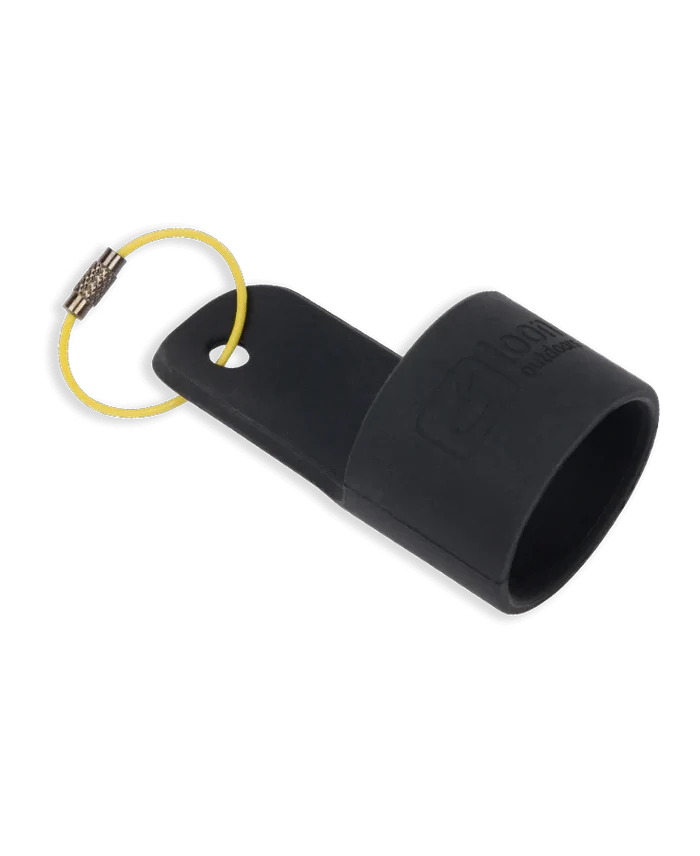 Loon Silicone Medium Caddy for 2 oz fly floatant bottles with stainless steel tether