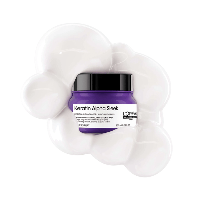 L'Oréal Professionnel Keratin Alpha Sleek Hair Mask 250ml - Beauty Tribe