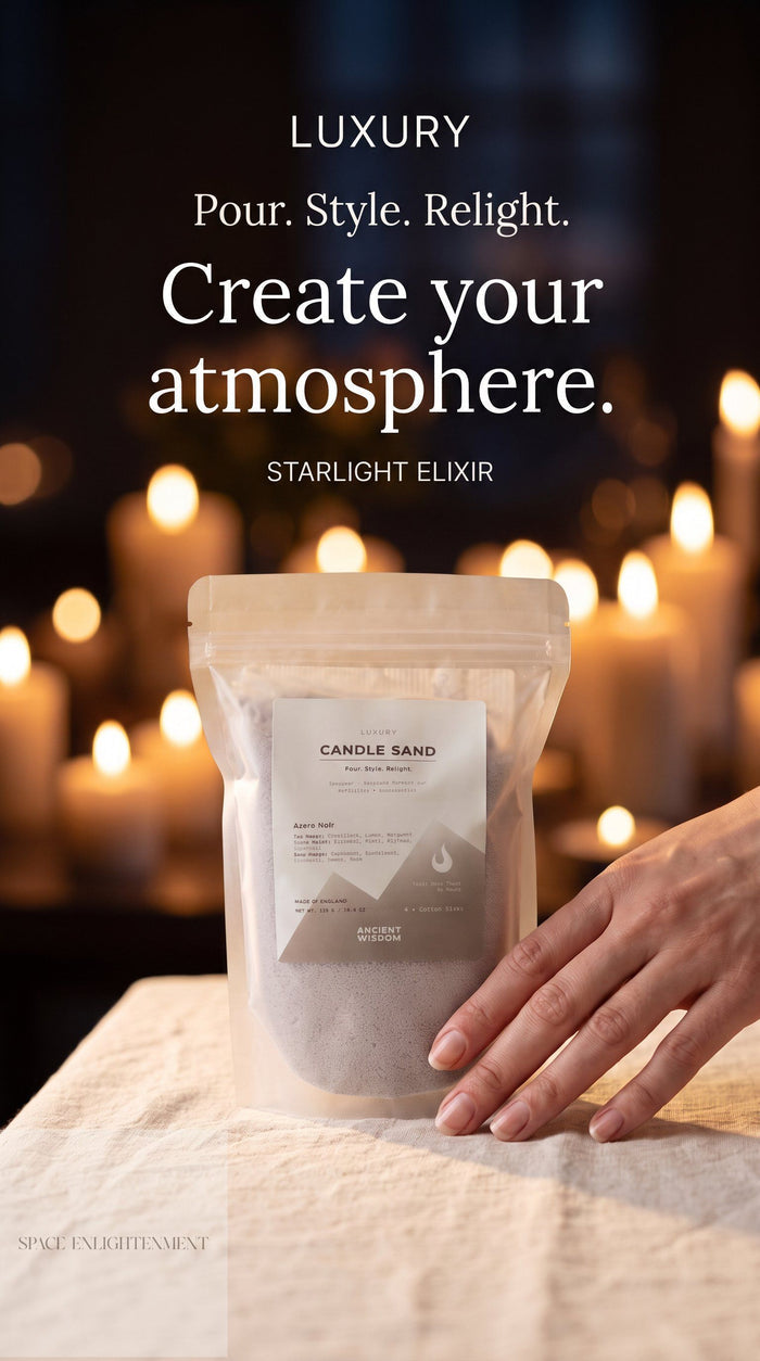 Luxury Candle Sand Azure Noir Warm Grey Scented Pourable Candle
