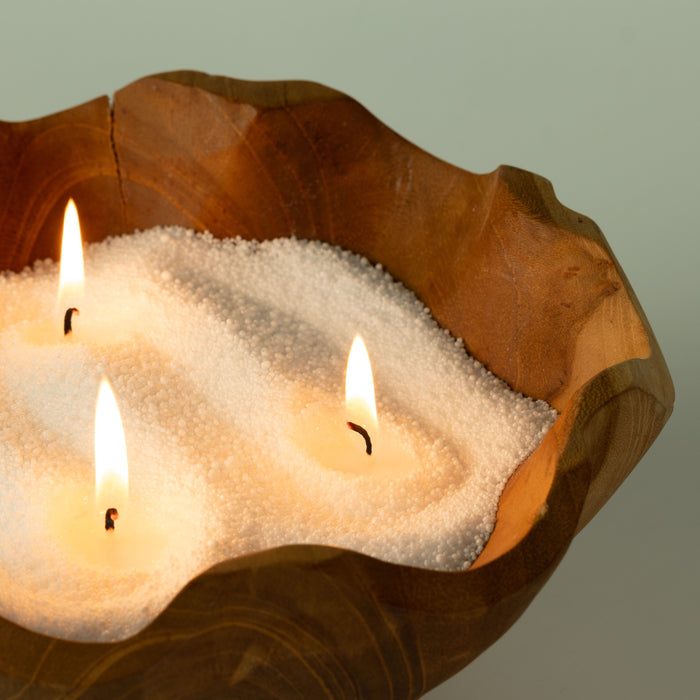 Luxury Candle Sand Azure Noir Warm Grey Scented Pourable Candle
