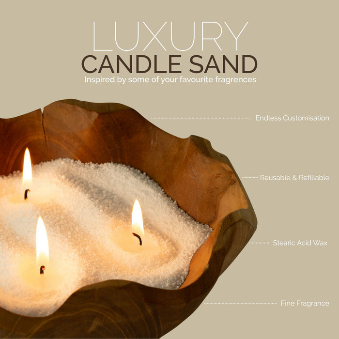 Luxury Candle Sand Azure Noir Warm Grey Scented Pourable Candle