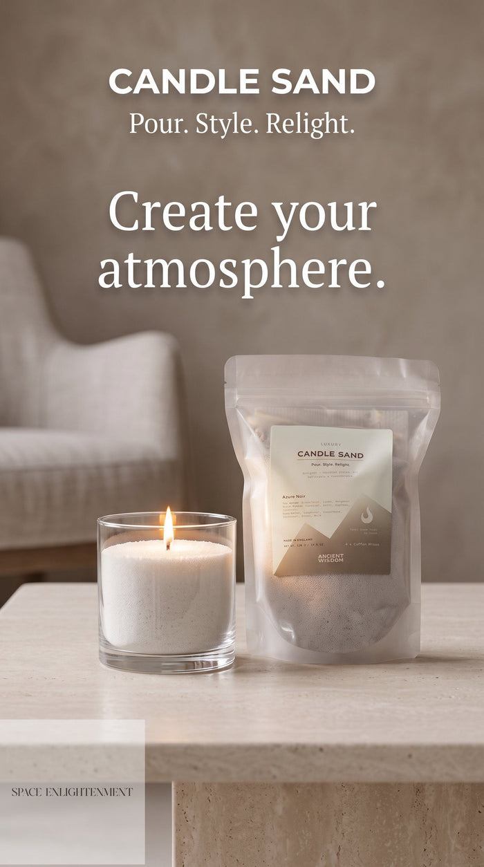 Luxury Candle Sand Celestial Elixir White  Scented Pourable Candle