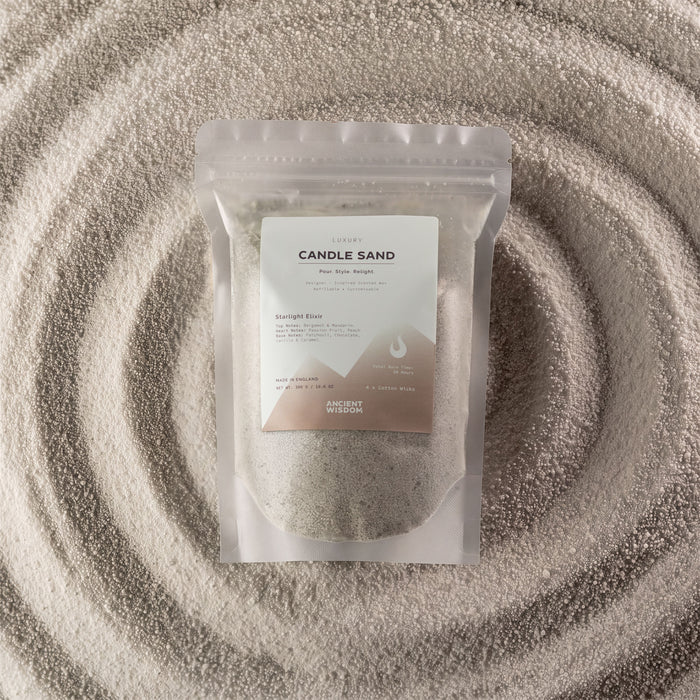 Luxury Candle Sand Celestial Elixir White  Scented Pourable Candle