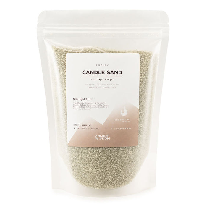 Luxury Candle Sand Celestial Elixir White  Scented Pourable Candle