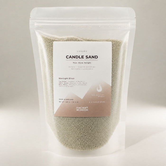 Luxury Candle Sand Celestial Elixir White  Scented Pourable Candle
