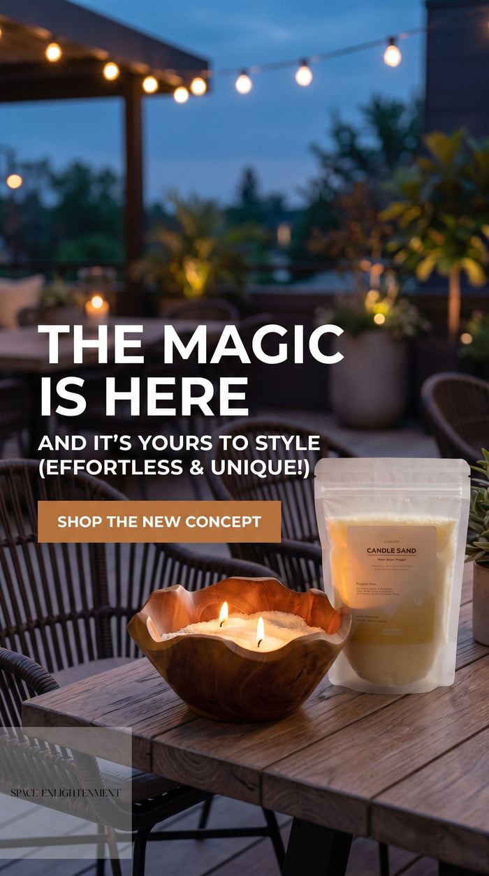 Luxury Candle Sand Golden Bloom Warm Honey Scented Pourable Candle