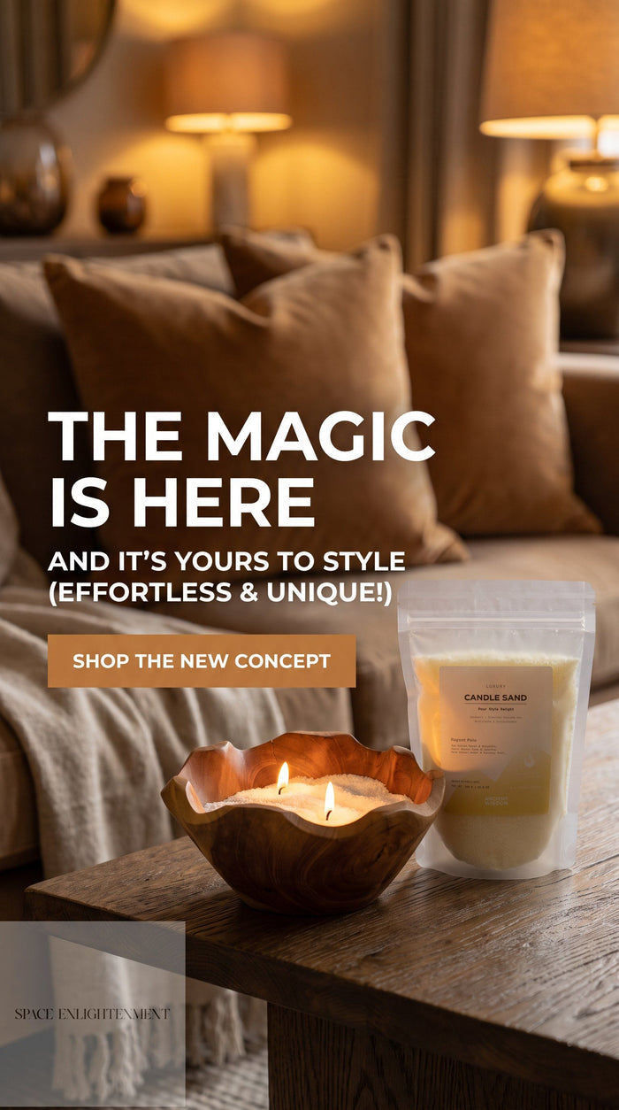 Luxury Candle Sand Golden Bloom Warm Honey Scented Pourable Candle
