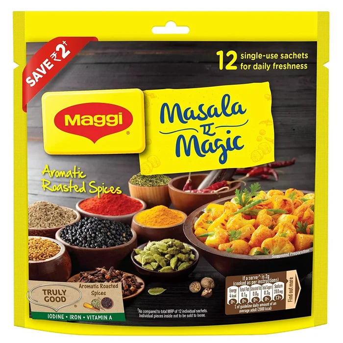 Maggi Masala E Magic Pouch (12 Satchets) 72 gm