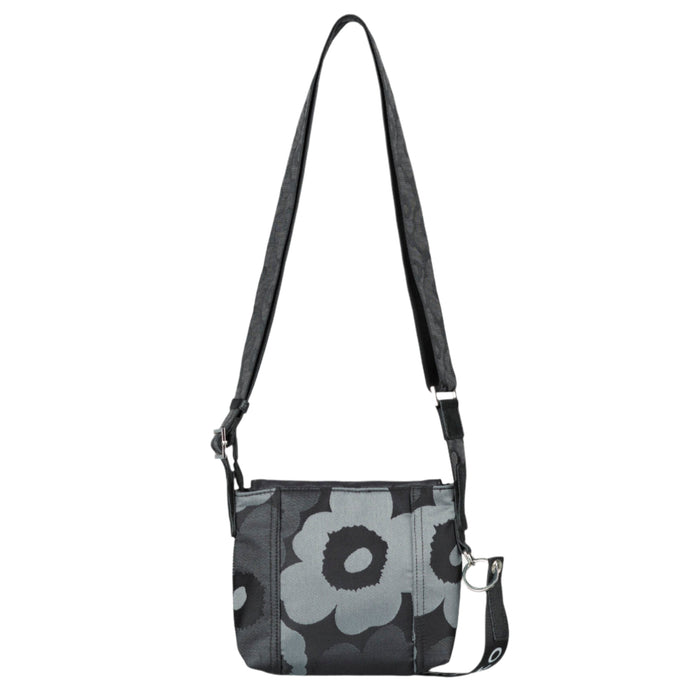 Marimekko Mini Messenger Unikko Shoulderbag, Grey/Black Eleish Van Breems Home