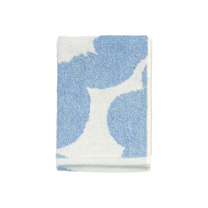 Marimekko Unikko Guest Towel Sky Blue & Cream Eleish Van Breems Home
