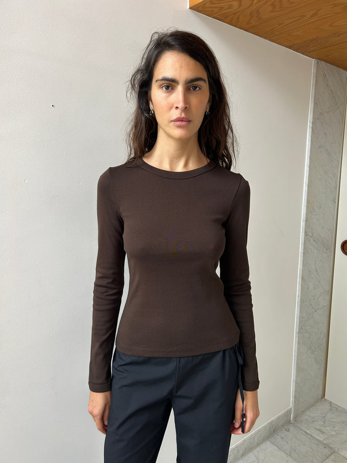 Max Tee, Dark Brown FLORE FLORE