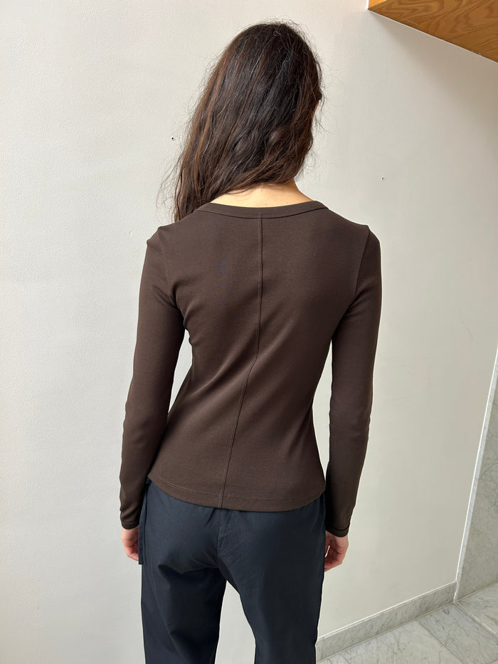 Max Tee, Dark Brown FLORE FLORE