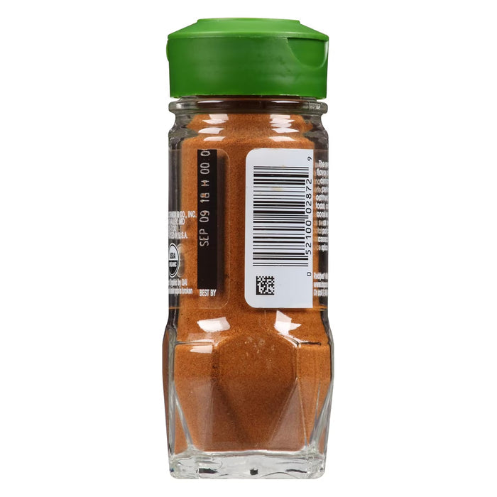 McCormick Gourmet Organic Ground Saigon Cinnamon - 1.25 oz - 36 Pack