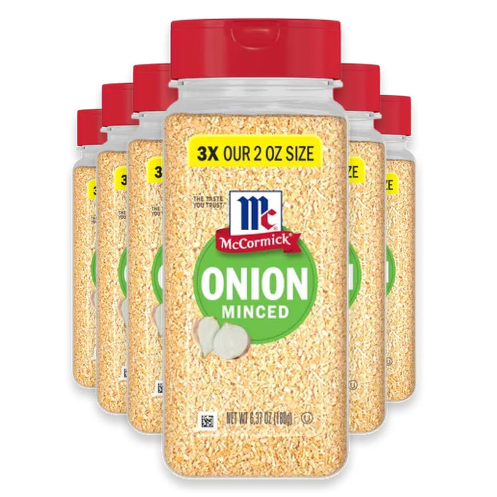 McCormick Minced Onion - 6.37 oz - 6 Pack