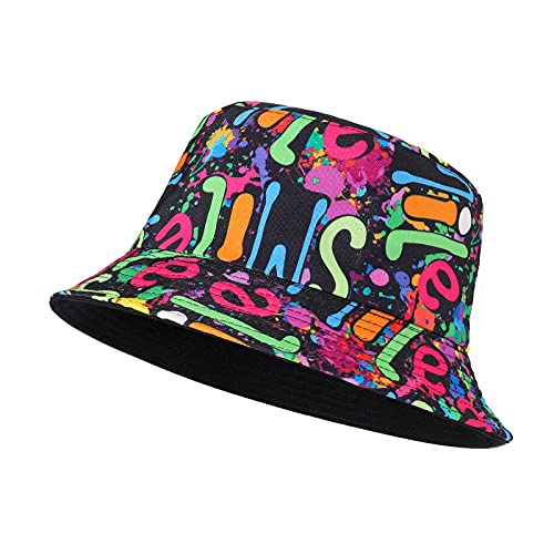 MengPa Unisex Bucket Hat Men Women Summer Travel Sun Fisherman Hats Reversible - Style Heist