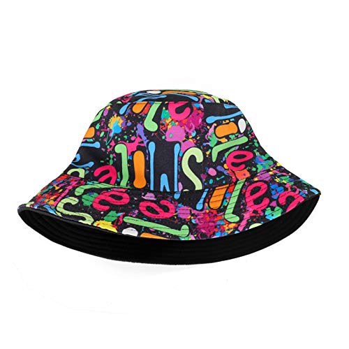 MengPa Unisex Bucket Hat Men Women Summer Travel Sun Fisherman Hats Reversible - Style Heist