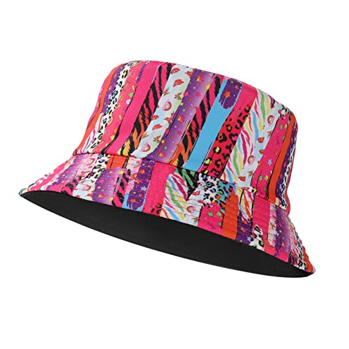 MengPa Unisex Bucket Hat Men Women Summer Travel Sun Fisherman Hats Reversible - Style Heist
