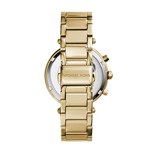 Michael Kors Women's Watch PARKER, 39 mm case size, Chronograph movement, Stainless Steel strap