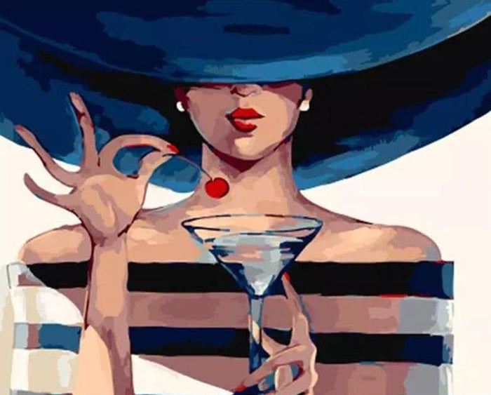 Modern Lady Paint by Numbers