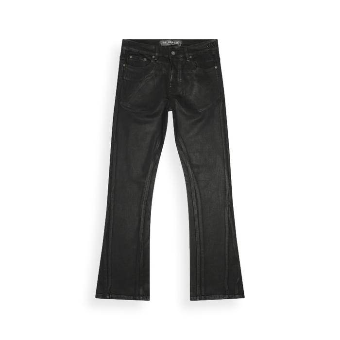 Mr. Stacked Black Wash Waxed