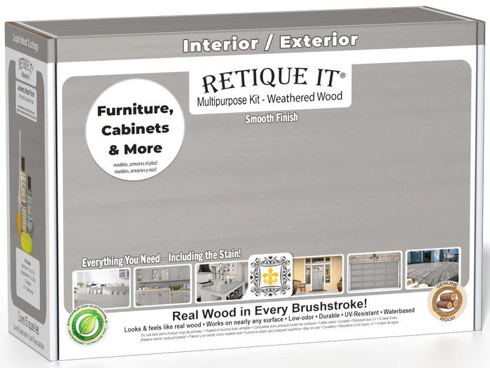 Retique It® Weathered Wood Multipurpose Kit box hero image.