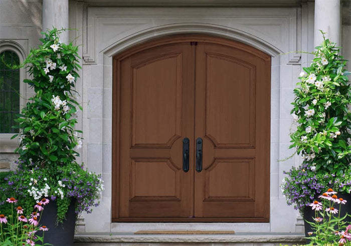 Retique It Multi-purpose Smooth Finish Kit (Large) in Java for exterior wood doors, featuring matte top coat and smooth finish.
