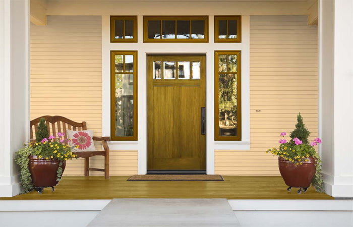 Retique It Wood'n Finish Kit in Old Oak, medium-sized, with brushes and tools for wood finishing and restoration projects.