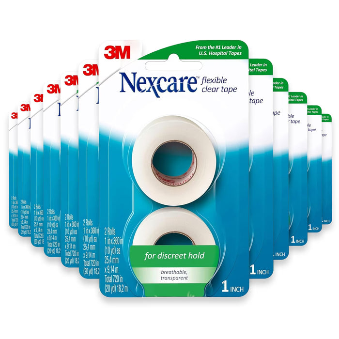 Nexcare Clear Flexible Medical Tape - 2 Ct - 24 Pack