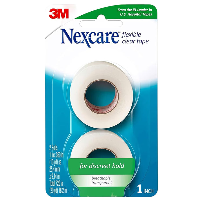 Nexcare Clear Flexible Medical Tape - 2 Ct - 24 Pack
