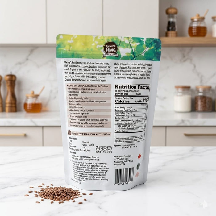 NH Flax Seeds 300g - Tayyib Store - Nature's Hug - Lahore